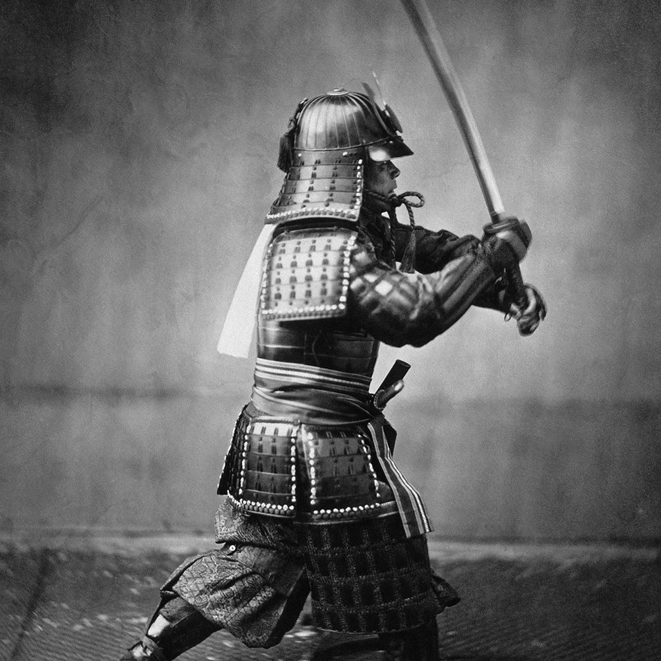 Samurai in action Samurai in action