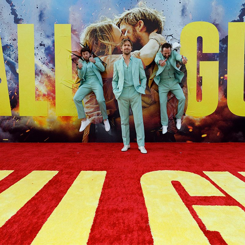 Ben Jenkin, Ryan Gosling and Logan Holladay at the Fall Guy L.A. Premiere