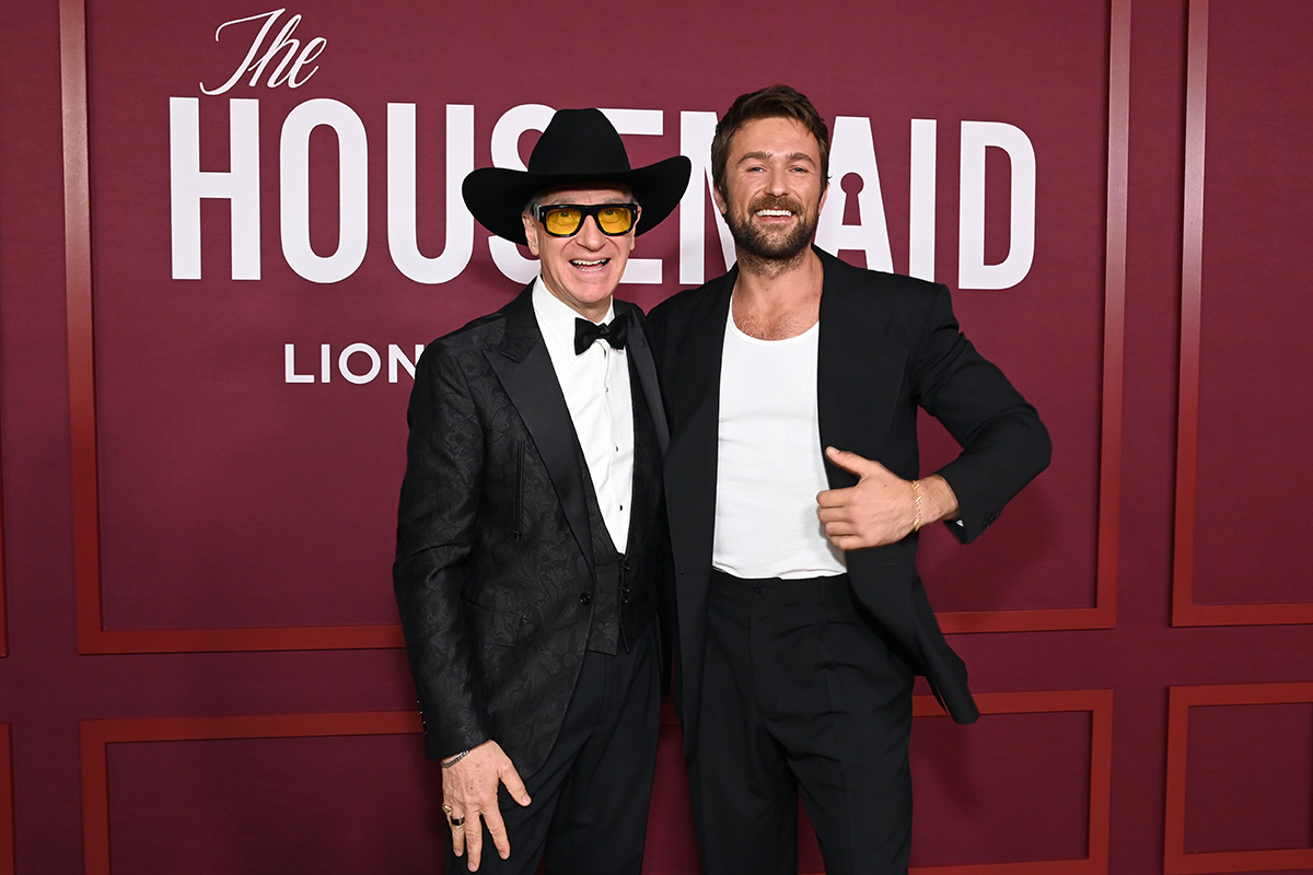 Paul Feig and Brandon Sklenar at the Premiere Of "The Housemaid" Paul Feig and Brandon Sklenar attend Lionsgate's LA Premiere of "The Housemaid" at TCL Chinese Theatre on December 15, 2025 in Los Angeles, California. (Photo by Jon Kopaloff/Getty Images for Lionsgate)