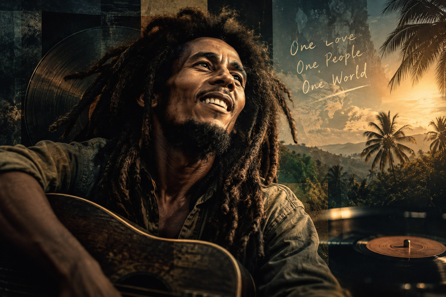 Bob Marley inspired visual