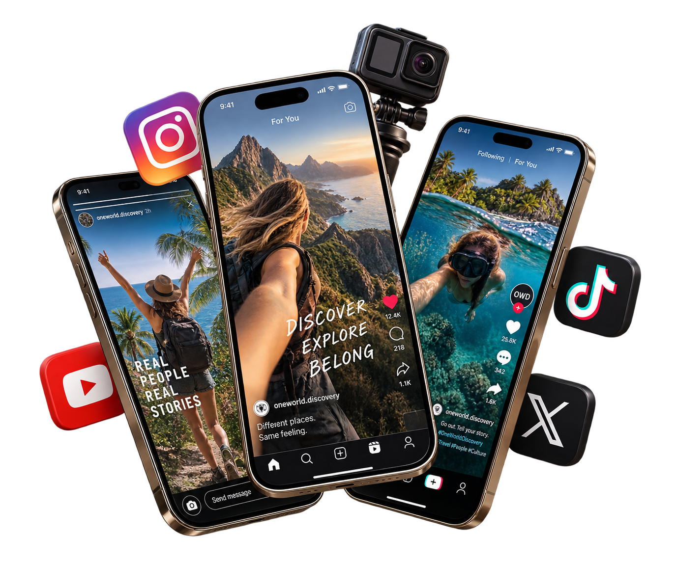 ONE WORLD DISCOVERY social stories