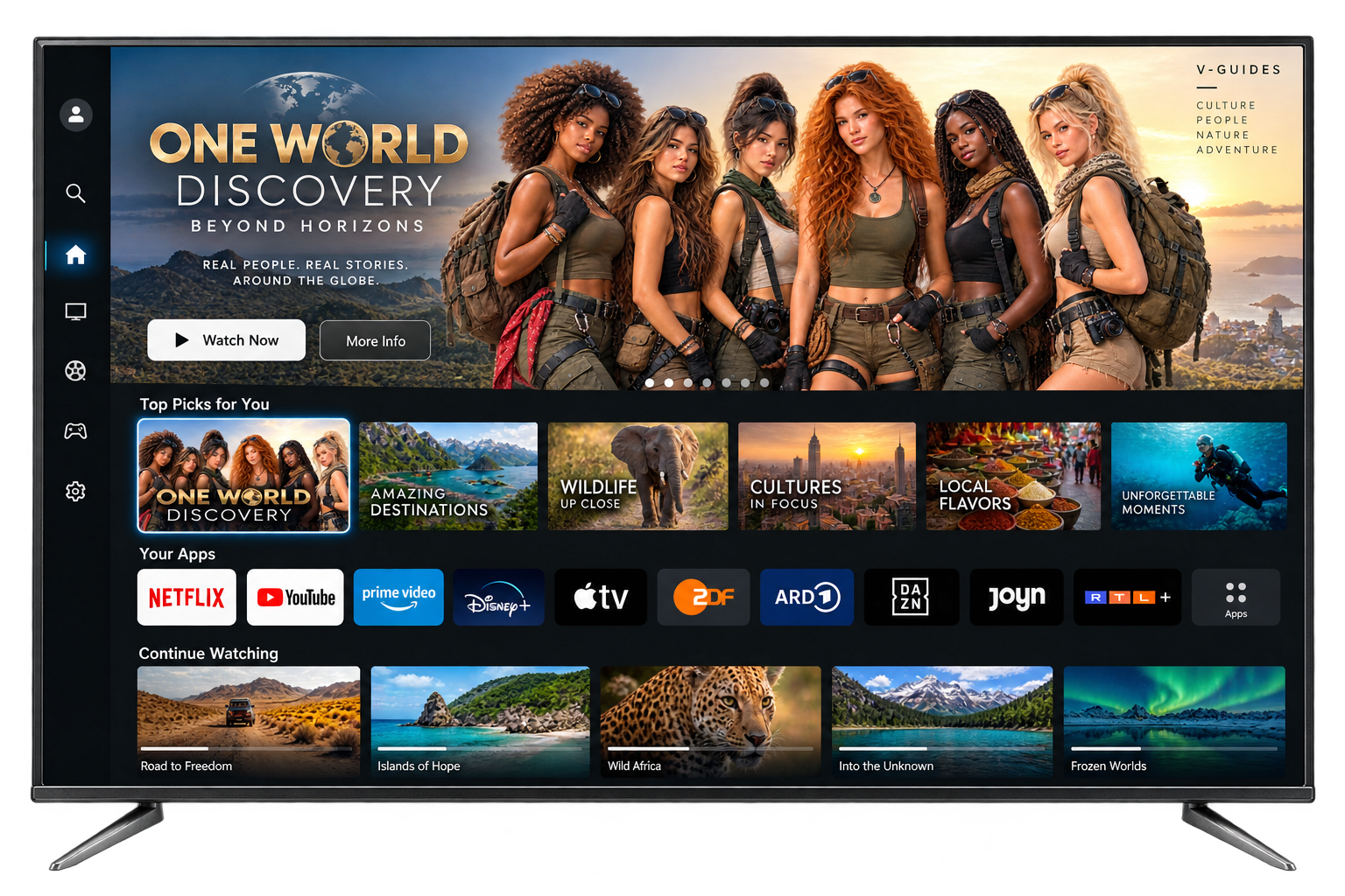 ONE WORLD DISCOVERY Screen